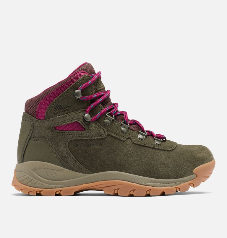 Botas Montaña Columbia Newton Ridge™ Plus Impermeables Amped Mujer Verde Oliva Rojos | HFX3275WZ