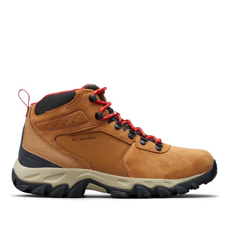 Botas Montaña Columbia Newton Ridge™ Plus II Gamuza Impermeables Hombre Azules Rojos | TCE7165PR