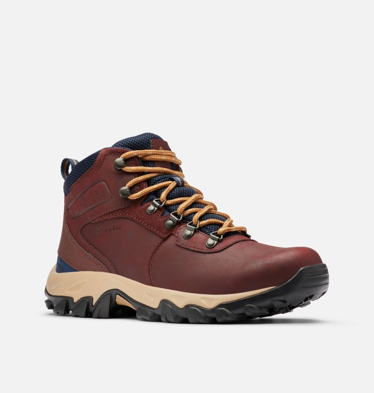 Botas Montaña Columbia Newton Ridge™ Plus II Impermeables Hombre Marrom Azul Marino | FOD2385HK