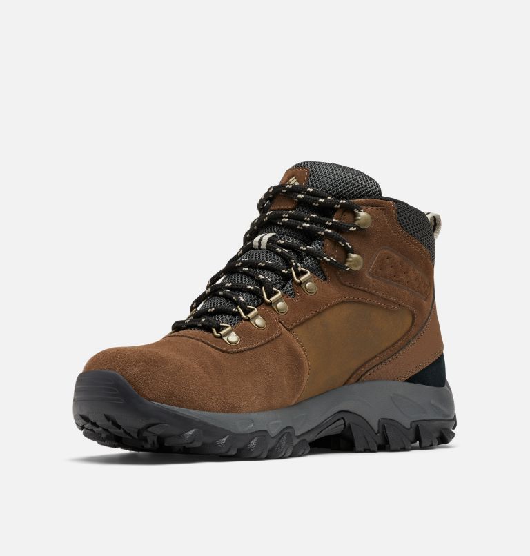 Botas Montaña Columbia Newton Ridge™ Plus II Gamuza Impermeables Hombre Marrom Oscuro Grises Oscuro | GME1124TY