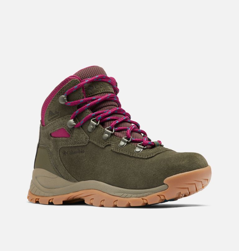 Botas Montaña Columbia Newton Ridge™ Plus Impermeables Amped Mujer Verde Oliva Rojos | HFX3275WZ