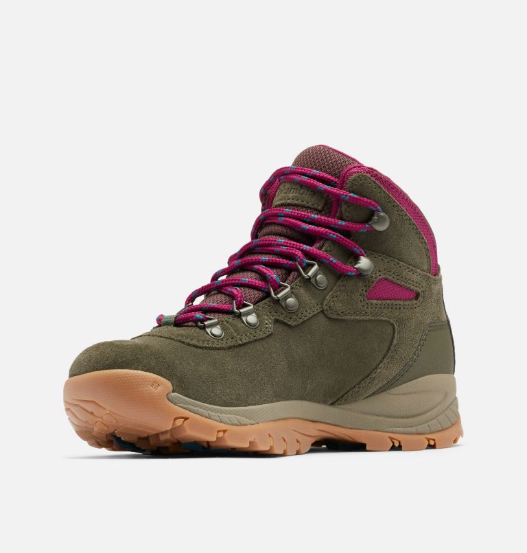 Botas Montaña Columbia Newton Ridge™ Plus Impermeables Amped Mujer Verde Oliva Rojos | HFX3275WZ