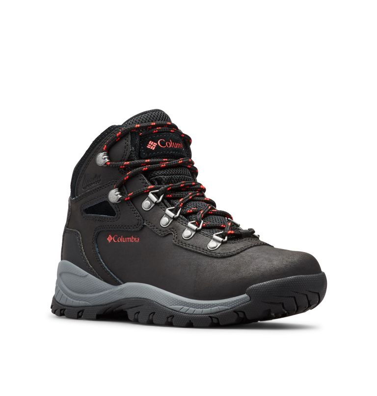 Botas Montaña Columbia Newton Ridge™ Plus Impermeables Mujer Negros Rojos | LMW8914RI