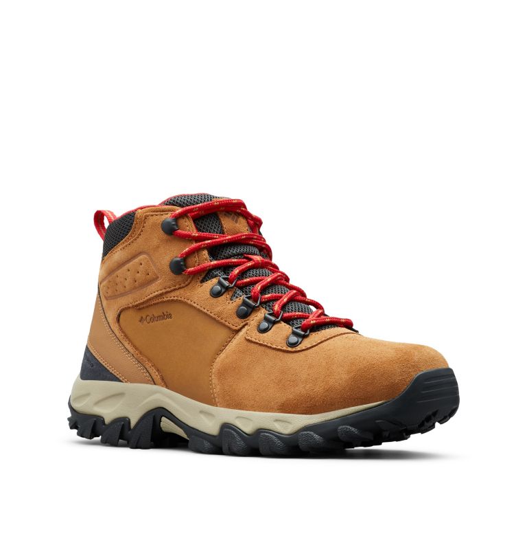 Botas Montaña Columbia Newton Ridge™ Plus II Gamuza Impermeables Hombre Azules Rojos | TCE7165PR