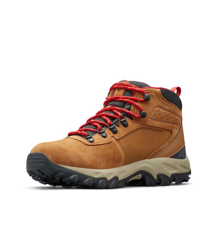 Botas Montaña Columbia Newton Ridge™ Plus II Gamuza Impermeables Hombre Azules Rojos | TCE7165PR