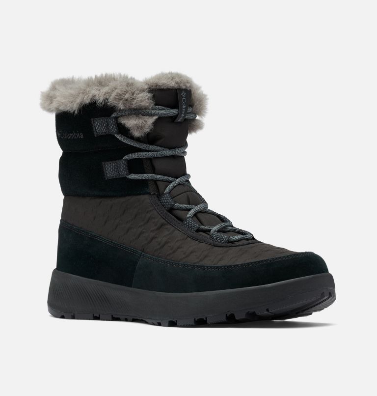 Botas de Invierno Columbia Slopeside Peak™ Omni-Heat™ Infinity Luxe Mujer Negros Grises Oscuro | SRE294QT