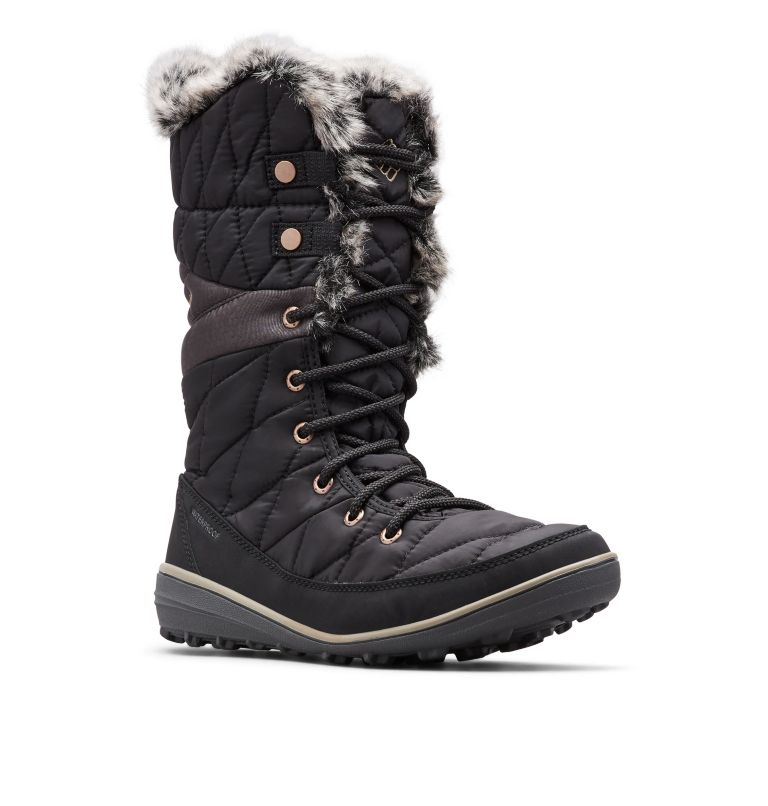 Botas de Nieve Columbia Heavenly™ Omni-Heat™ Impermeables Mujer Negros | SON8384SZ