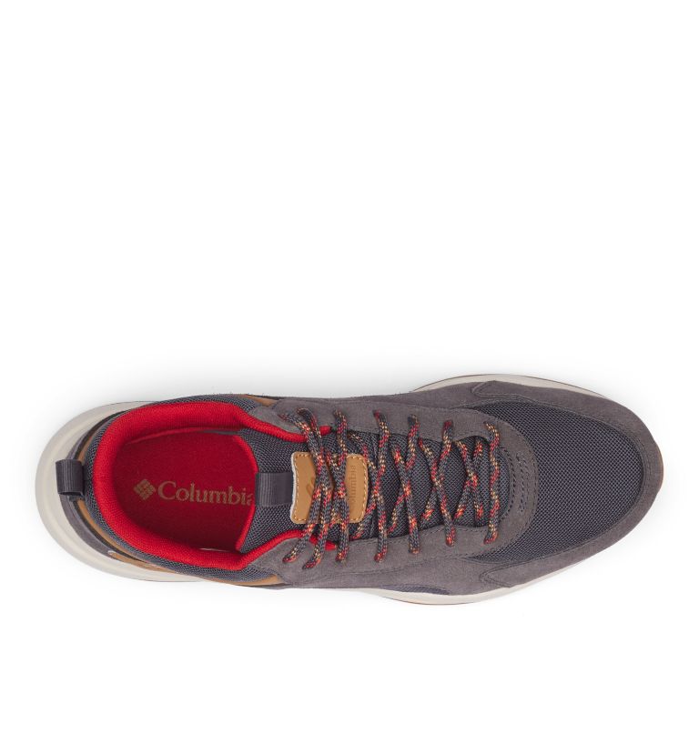 Tenis Columbia Pivot™ Mid Impermeables Hombre Grises Oscuro Rojos | GFC2164EI